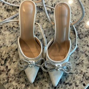 Sparkly White Heels